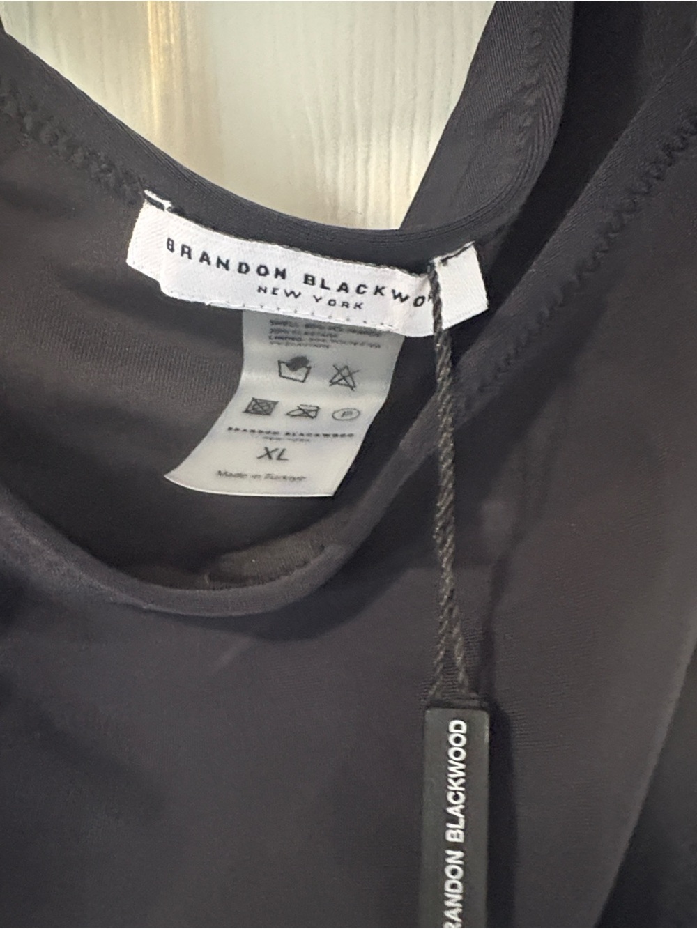 Brandon Blackwood Black Cutout One-Piece Swimsuit - Picture 6 of 6
